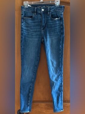 American Eagle Next Level Super Hi-Rise Jegging 4R Dark